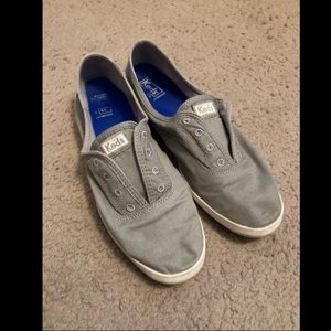 Gray womens keds chillax tennis shoes